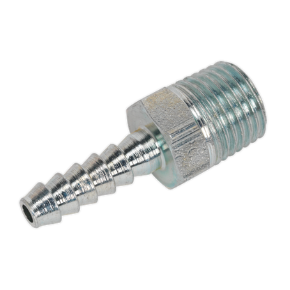 Sealey Screwed Tailpiece Male 1/4"BSPT - 3/16" Hose - Pack of 5 AC38