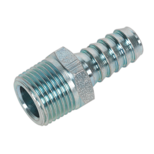 Sealey Screwed Tailpiece Male 3/8"BSPT - 3/8" Hose - Pack of 5 AC41