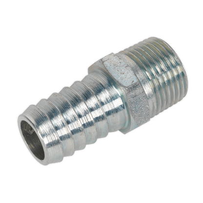 Sealey Screwed Tailpiece Male 3/8"BSPT - 3/8" Hose - Pack of 5 AC41