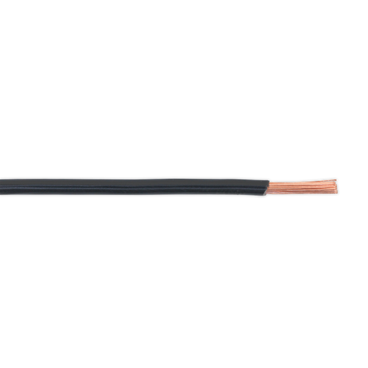Sealey 30m 44/0.30mm Thin Wall Automotive Cable - Black AC4430BK