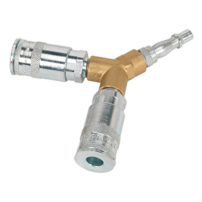 Sealey Twin Coupling Bodies Y-Adaptor AC55