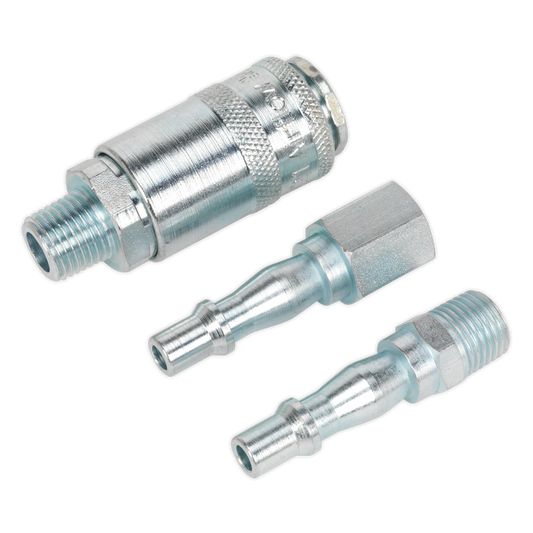 Sealey 1/4"BSP Air Tool Coupling Kit AC60