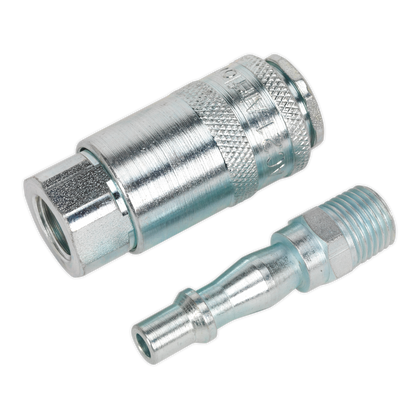 Sealey 1/4"BSP Air Tool Coupling Kit AC61