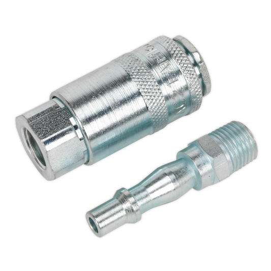 Sealey 1/4"BSP Air Tool Coupling Kit AC61