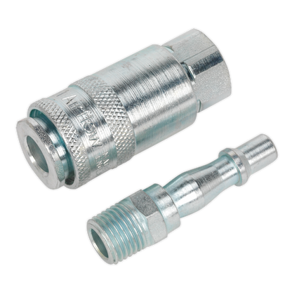 Sealey 1/4"BSP Air Tool Coupling Kit AC61