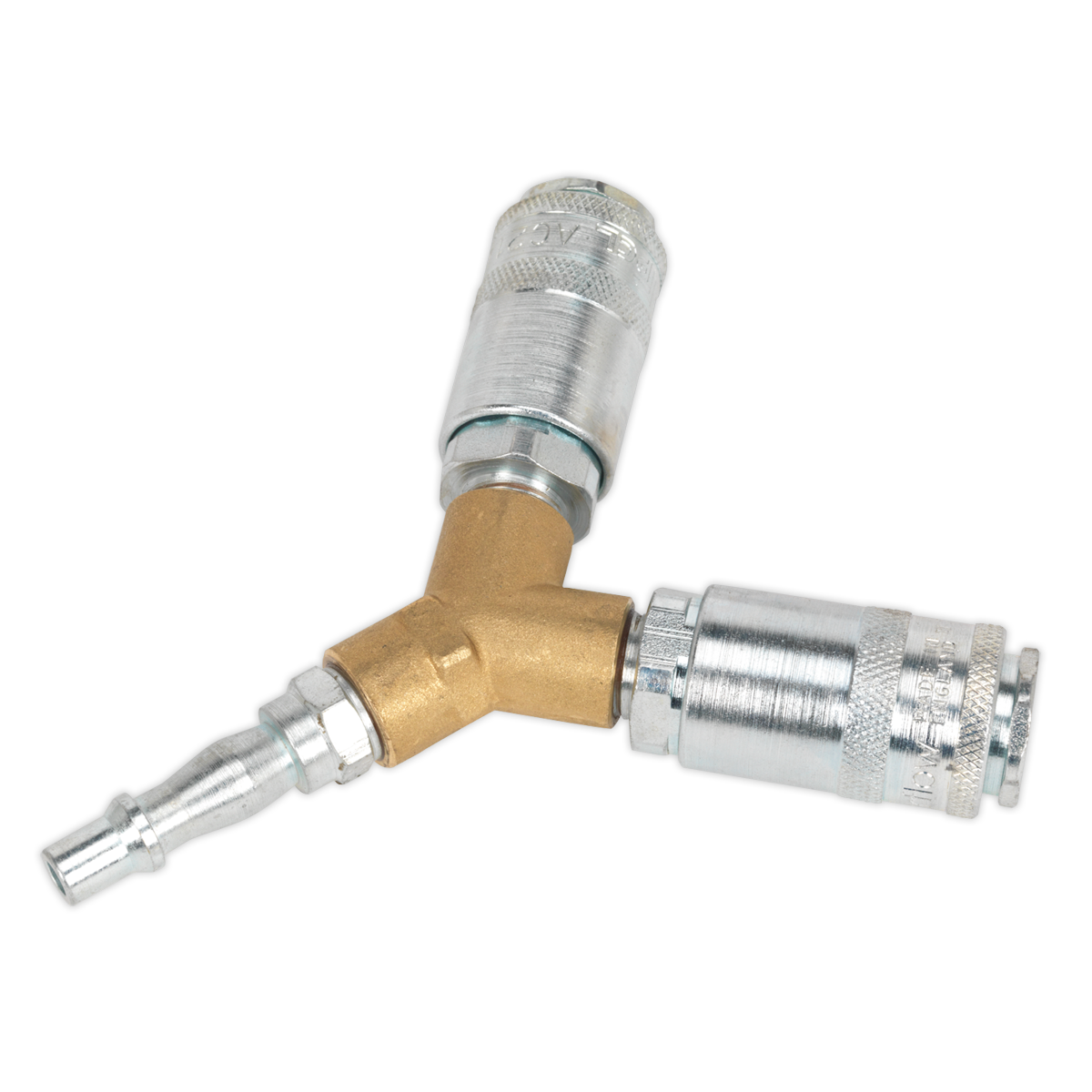 Sealey Twin Coupling Bodies Y-Adaptor AC87