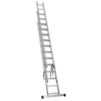 Sealey Aluminium Extension Combination Ladder 3x12 EN 131 ACL312