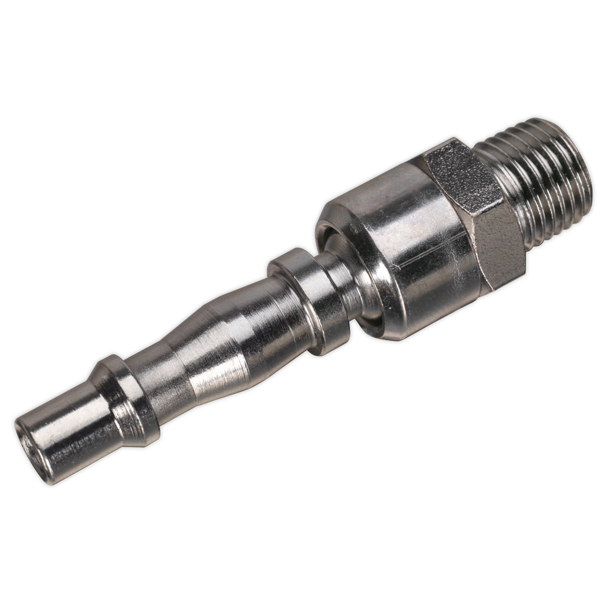 Sealey 1/4"BSPT Swivel Screwed Male Adaptor ACX90