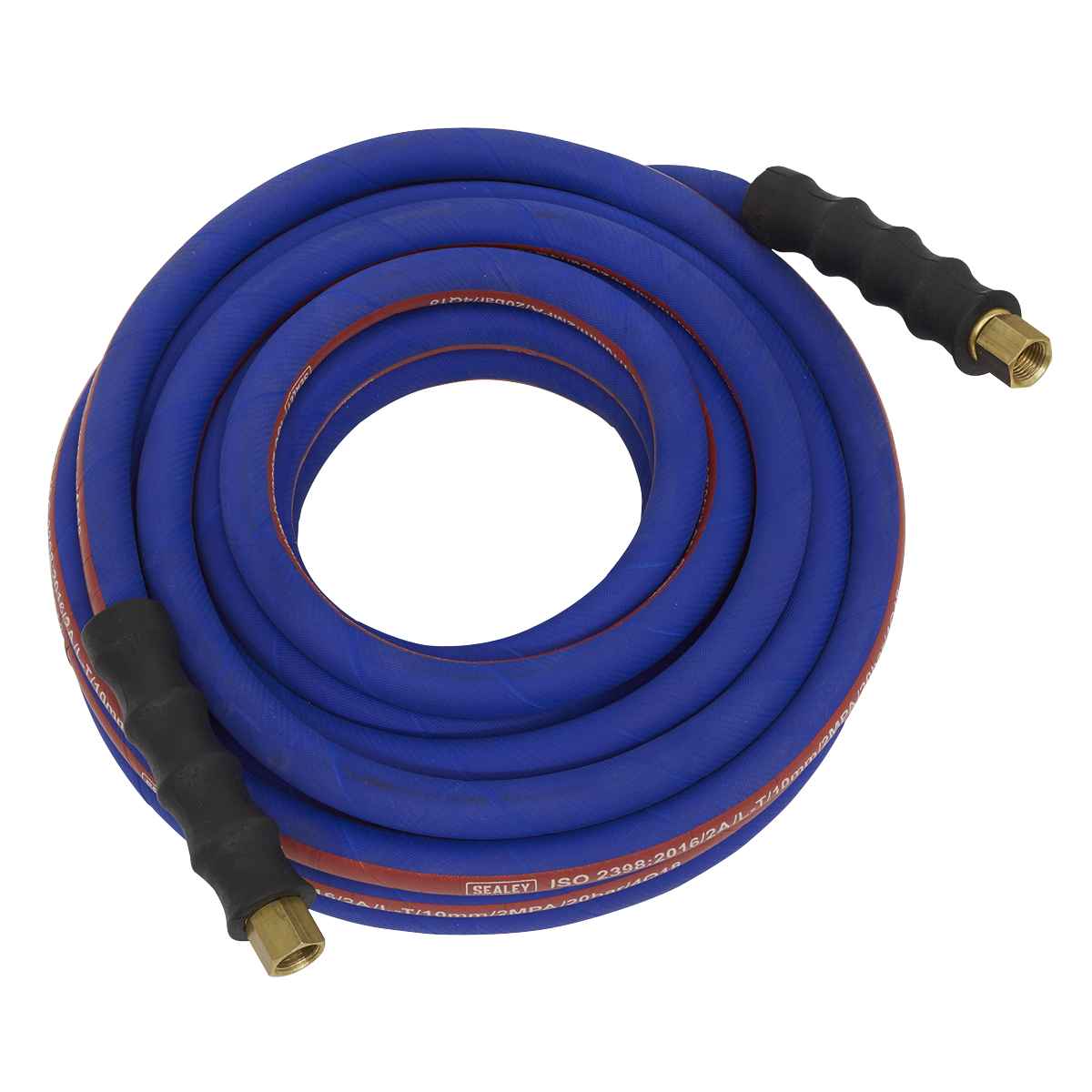Sealey 10m x Ø10mm Extra-Heavy-Duty Air Hose with 1/4"BSP Unions AH10R/38