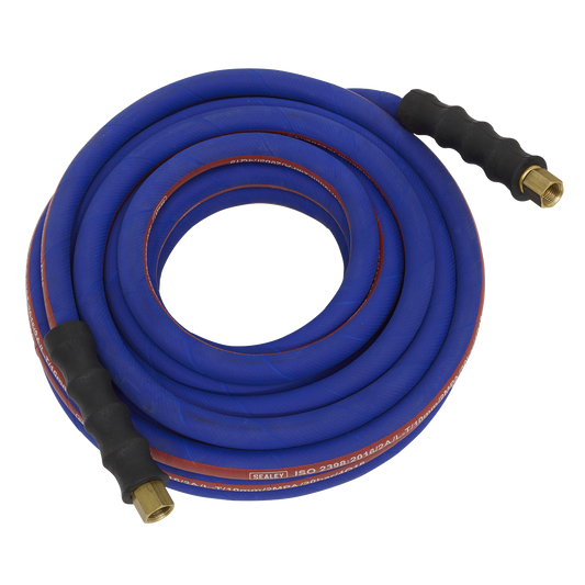 Sealey 10m x Ø10mm Extra-Heavy-Duty Air Hose with 1/4"BSP Unions AH10R/38