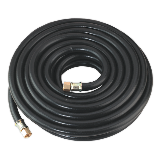 Sealey 10m x Ø8mm Heavy-Duty Air Hose with 1/4"BSP Unions AH10RX