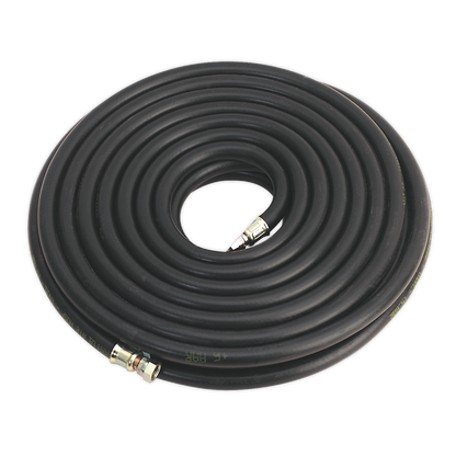 Sealey 15m x Ø10mm Heavy-Duty Air Hose with 1/4"BSP Unions AH15RX/38