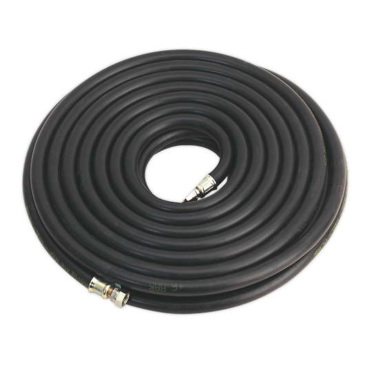 Sealey 15m x Ø10mm Heavy-Duty Air Hose with 1/4"BSP Unions AH15RX/38