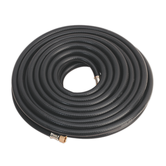 Sealey 15m x Ø8mm Heavy-Duty Air Hose with 1/4"BSP Unions AH15RX