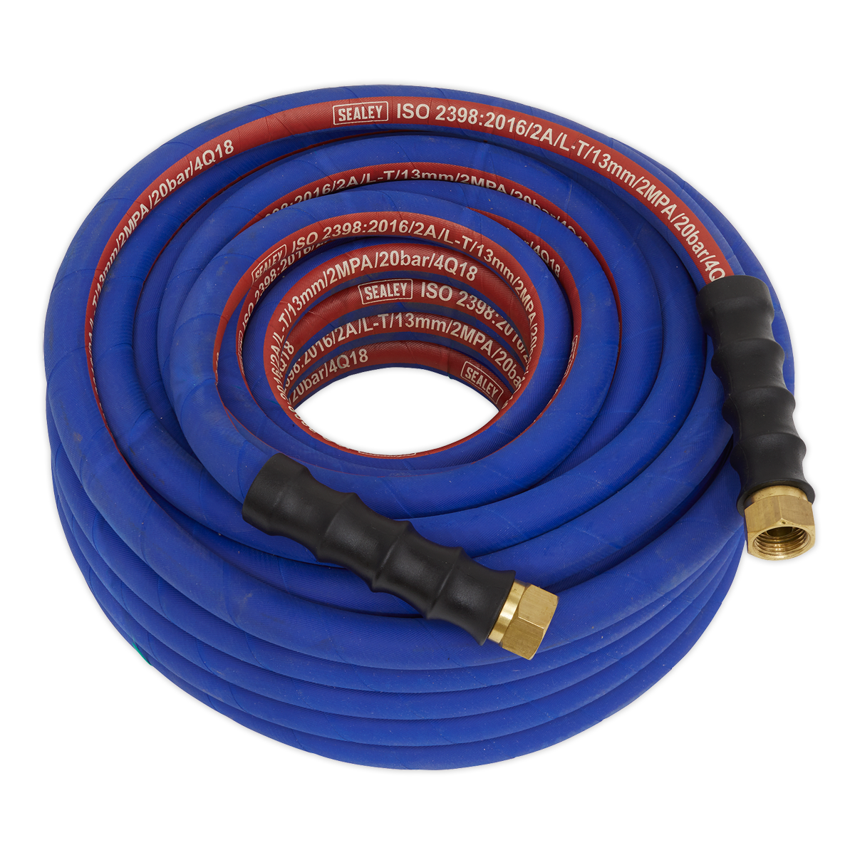 Sealey 20m x Ø13mm Extra-Heavy-Duty Air Hose with 1/2"BSP Unions AH20R/12