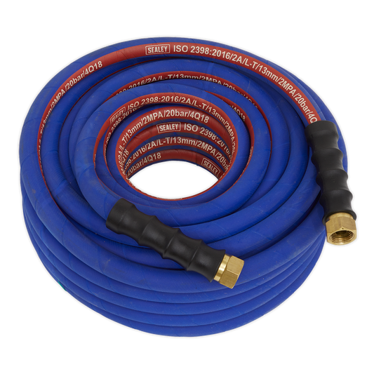 Sealey 20m x Ø13mm Extra-Heavy-Duty Air Hose with 1/2"BSP Unions AH20R/12