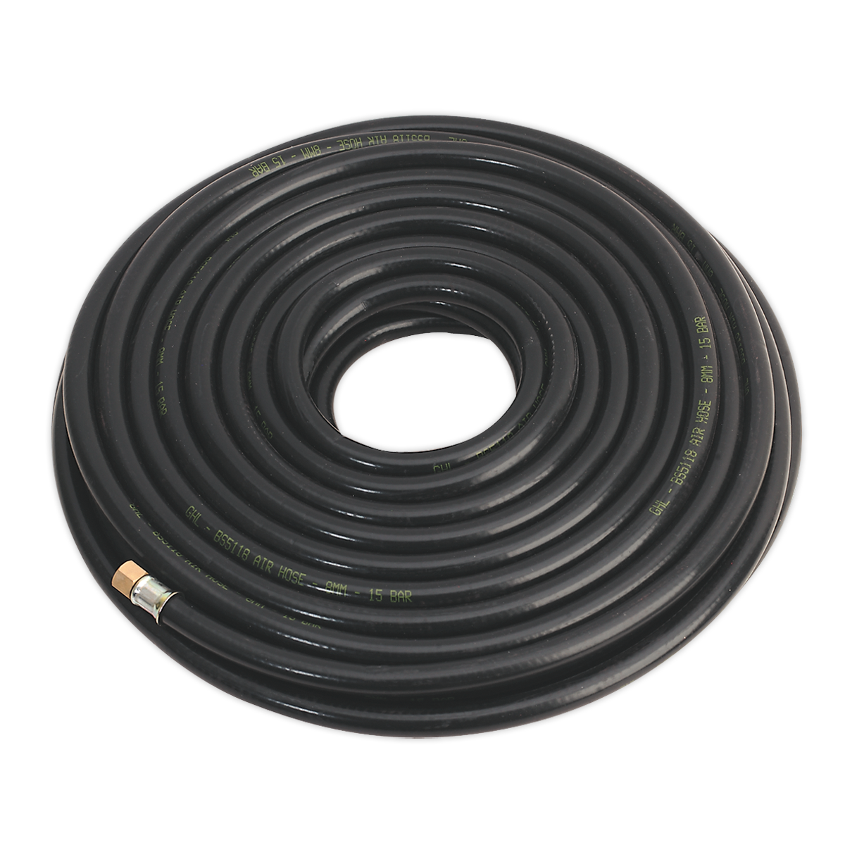 Sealey 20m x Ø8mm Heavy-Duty Air Hose with 1/4"BSP Unions AH20RX