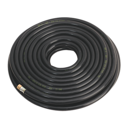 Sealey 20m x Ø8mm Heavy-Duty Air Hose with 1/4"BSP Unions AH20RX