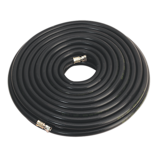 Sealey 30m x Ø10mm Heavy-Duty Air Hose with 1/4"BSP Unions AH30RX/38