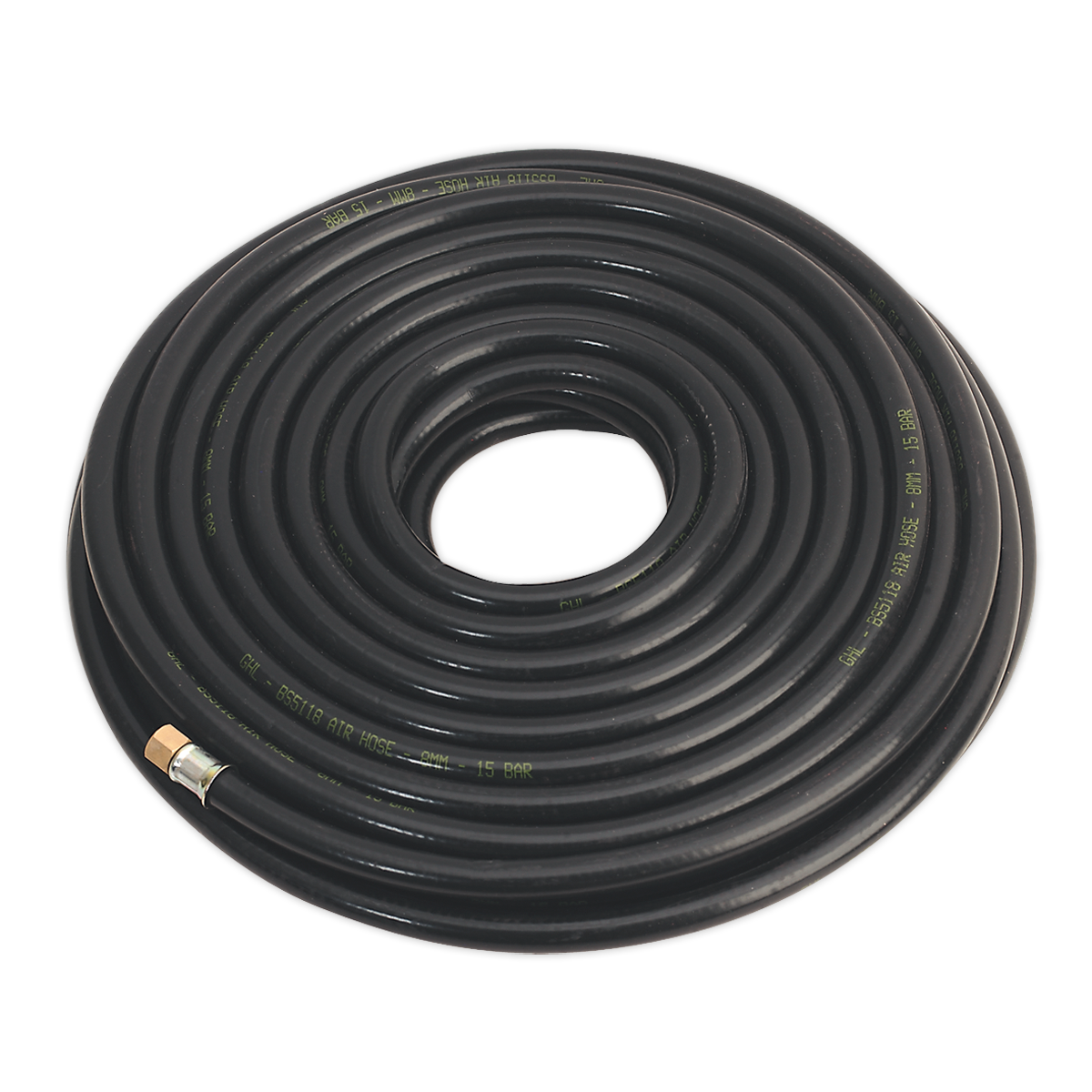 Sealey 30m x Ø8mm Heavy-Duty Air Hose with 1/4"BSP Unions AH30RX