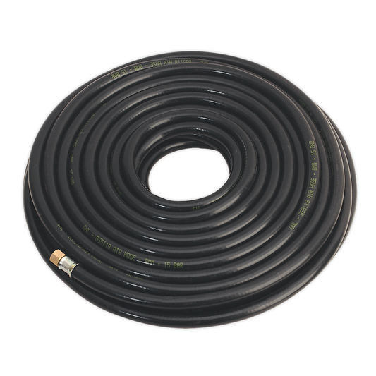 Sealey 30m x Ø8mm Heavy-Duty Air Hose with 1/4"BSP Unions AH30RX