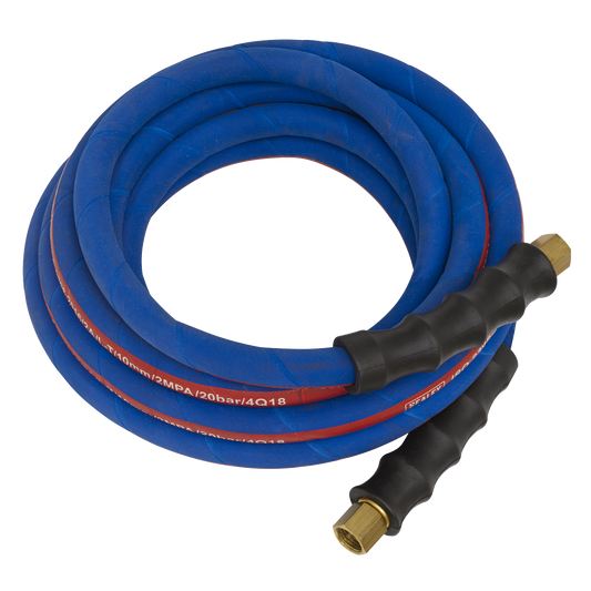 Sealey 5m x Ø10mm Extra-Heavy-Duty Air Hose with 1/4"BSP Unions AH5R/38