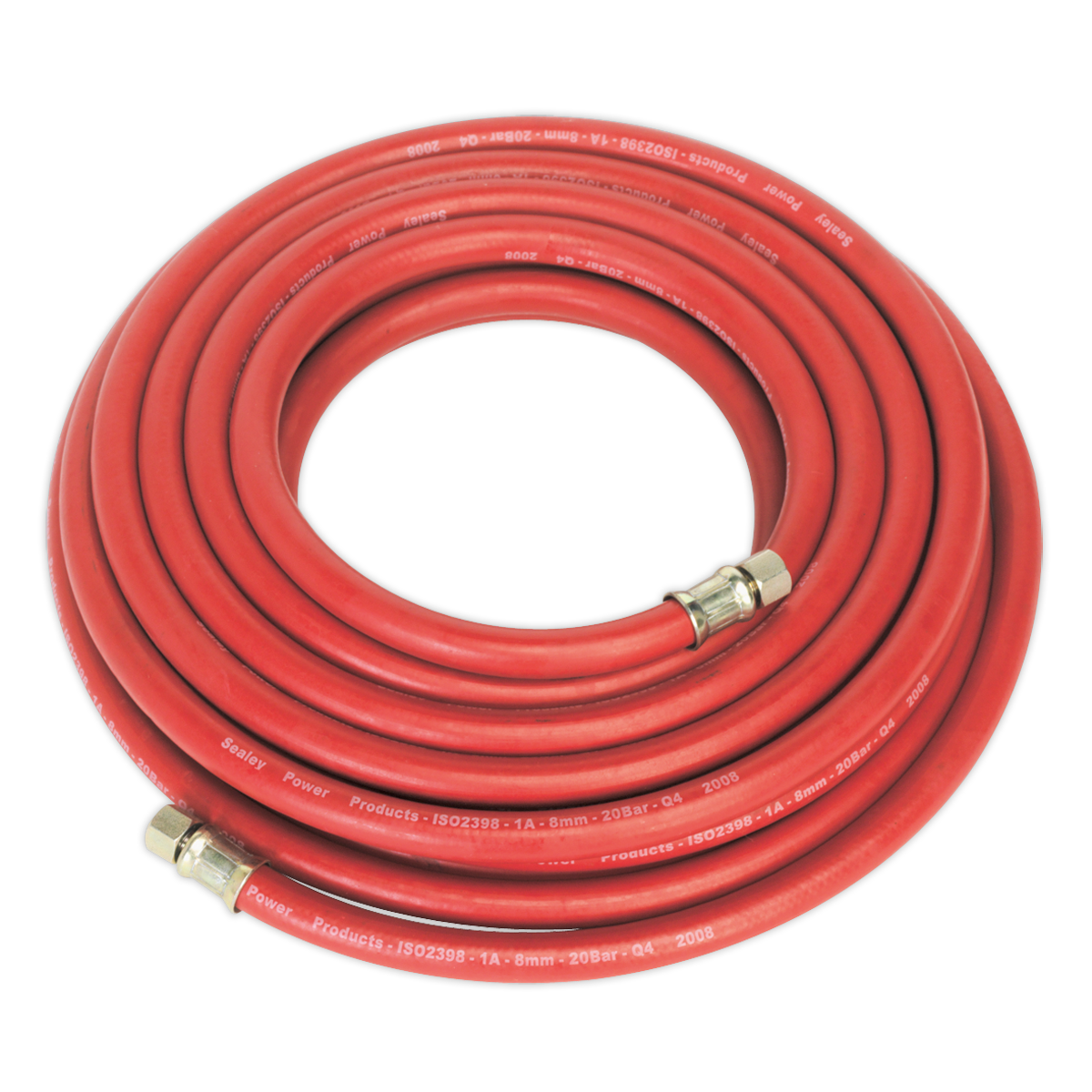 Sealey 10m x Ø8mm Air Hose with 1/4"BSP Unions AHC10