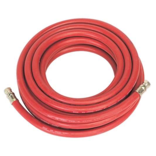 Sealey 10m x Ø10mm Air Hose with 1/4"BSP Unions AHC1038