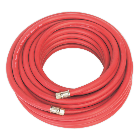 Sealey 20m x Ø8mm Air Hose with 1/4"BSP Unions AHC20