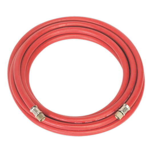 Sealey 5m x Ø8mm Air Hose with 1/4"BSP Unions AHC5