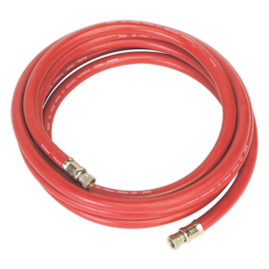 Sealey 5m x Ø10mm Air Hose with 1/4"BSP Unions AHC538