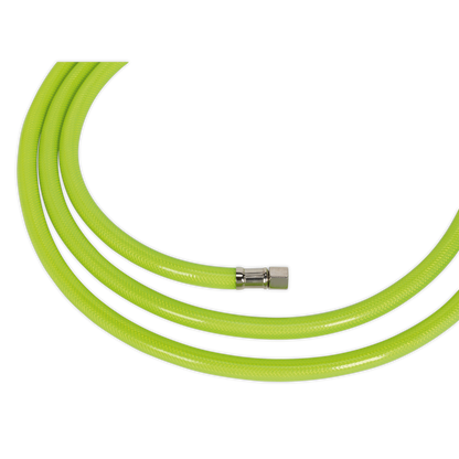 Sealey 10m x Ø8mm High-Visibility Air Hose with 1/4"BSP Unions AHFC10