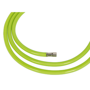 Sealey 10m x Ø8mm High-Visibility Air Hose with 1/4"BSP Unions AHFC10