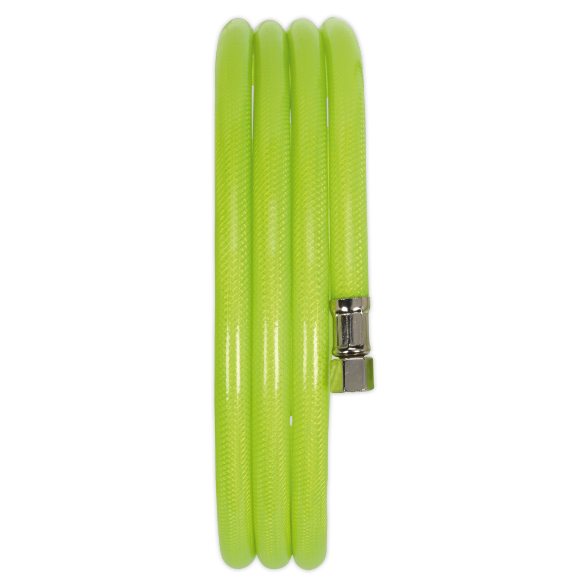 Sealey 10m x Ø8mm High-Visibility Air Hose with 1/4"BSP Unions AHFC10