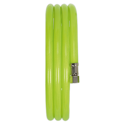 Sealey 10m x Ø8mm High-Visibility Air Hose with 1/4"BSP Unions AHFC10