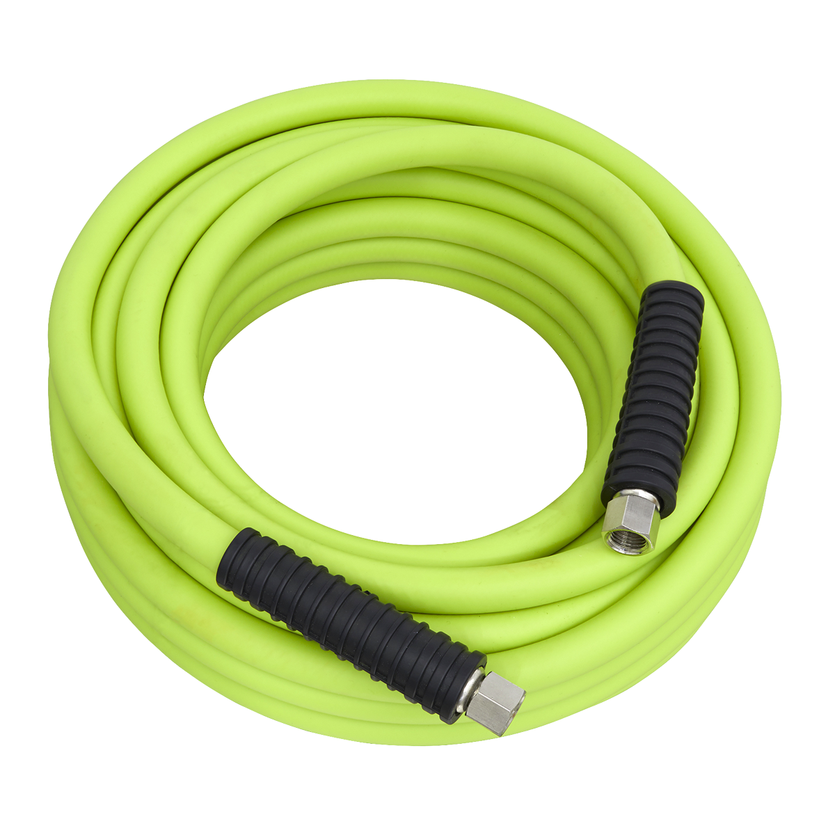 Sealey 10m x Ø8mm High-Visibility Hybrid Air Hose with 1/4"BSP Unions AHHC10G