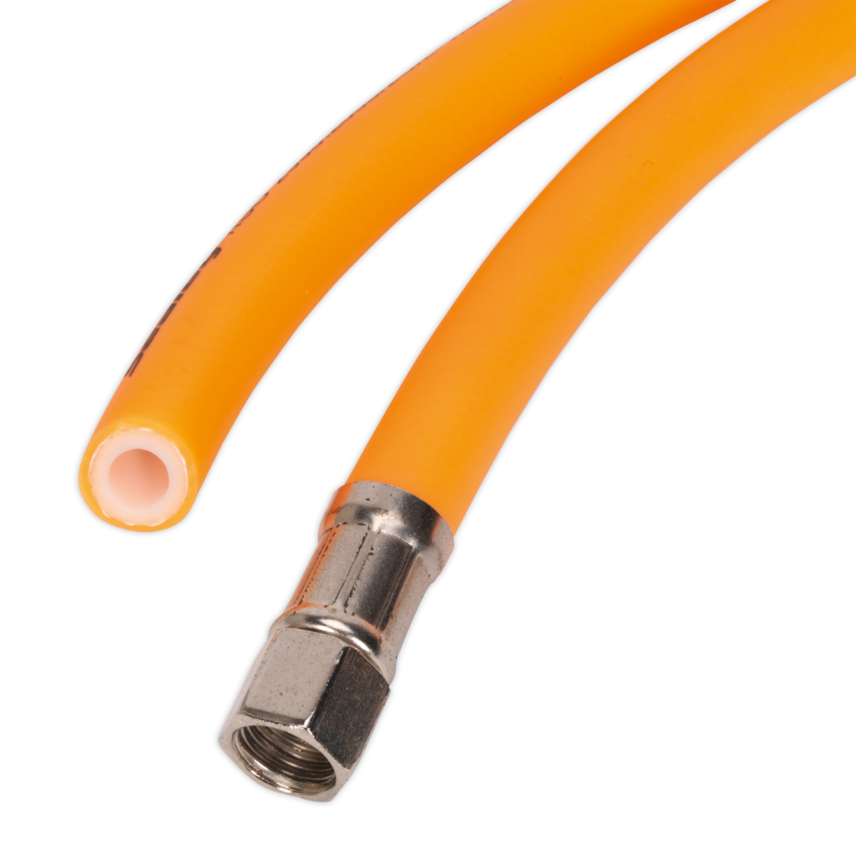 Sealey 20m x Ø8mm High-Visibility Hybrid Air Hose with 1/4"BSP Unions AHHC20