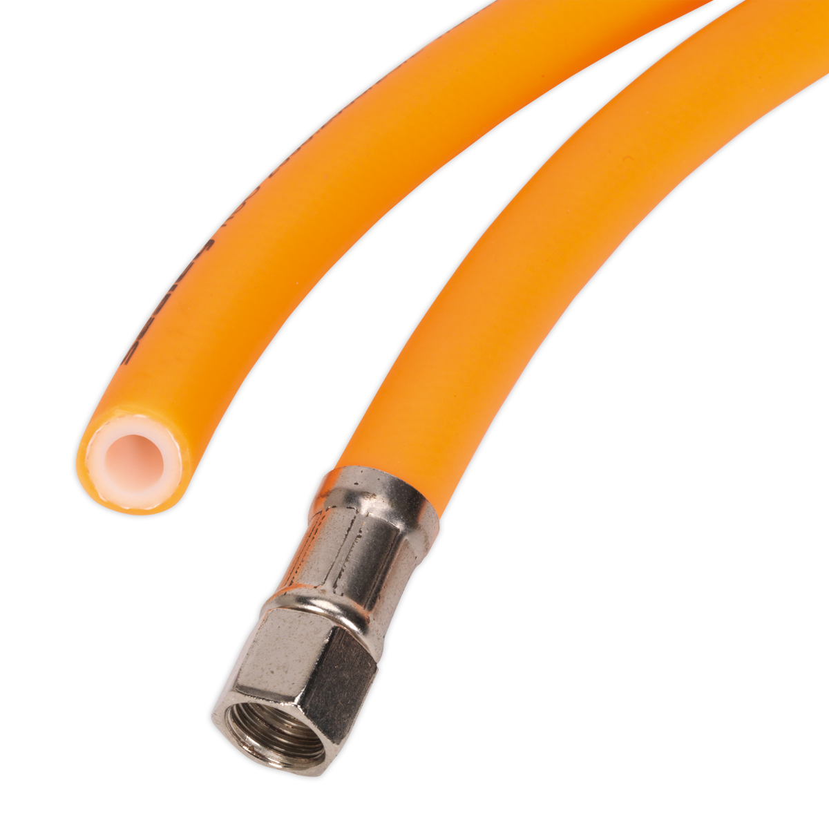 Sealey 5m x Ø10mm High-Visibility Hybrid Air Hose with 1/4"BSP Unions AHHC538