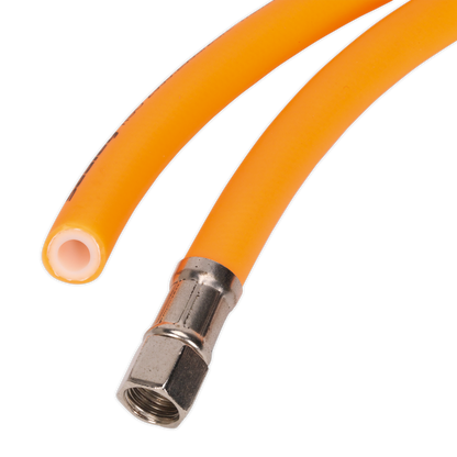 Sealey 5m x Ø10mm High-Visibility Hybrid Air Hose with 1/4"BSP Unions AHHC538