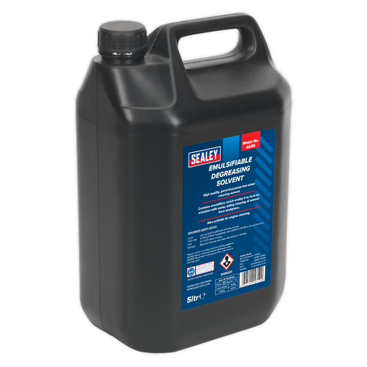 Sealey 5L Emulsifiable Degreasing Solvent AK05