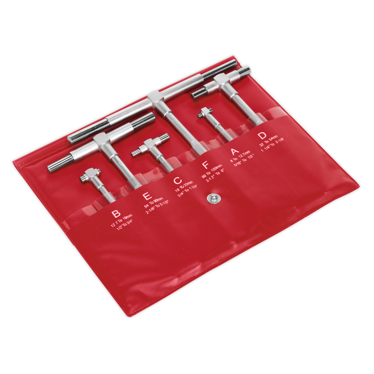 Sealey 6pc Telescopic Bore Gauge Set AK10115