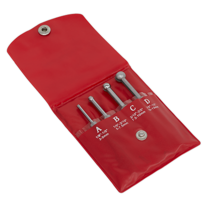 Sealey 4pc Small Hole Gauge Set AK10116