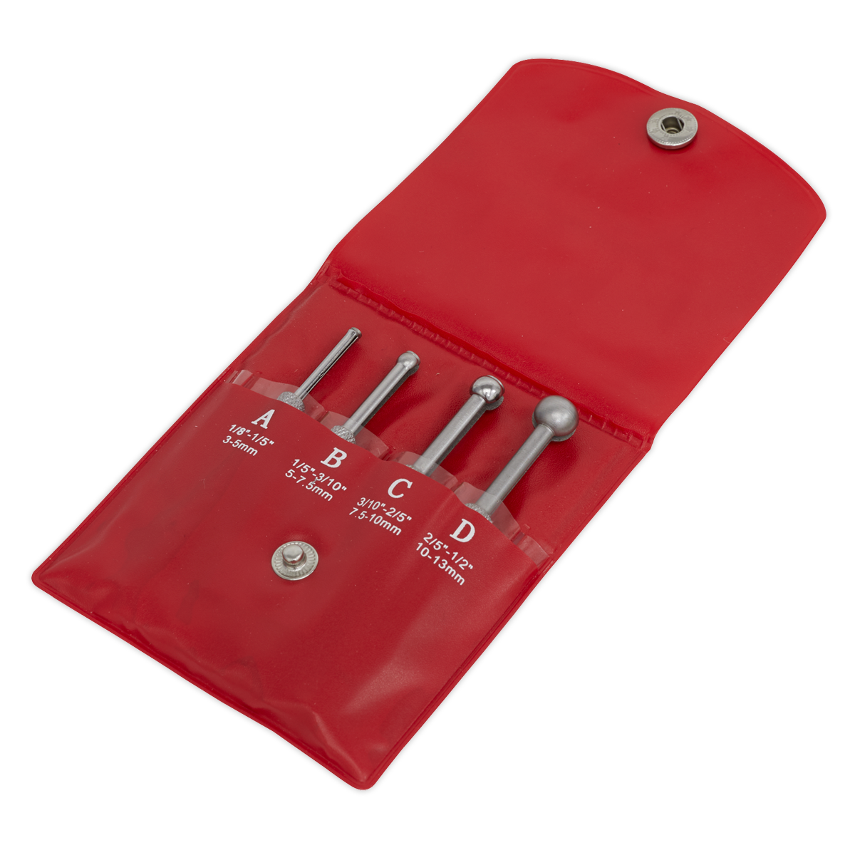 Sealey 4pc Small Hole Gauge Set AK10116