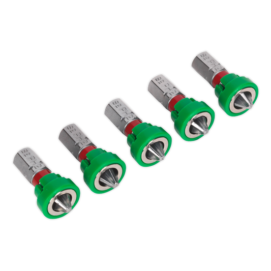 Sealey 25mm Phillips #2 Power Tool Bit with Magnetic Holder - Pack of 5 AK210520