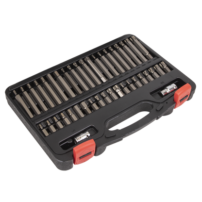 Sealey 42pc 3/8" & 1/2"Sq Drive TRX-Star*/Hex/Spline Bit Set AK21942P