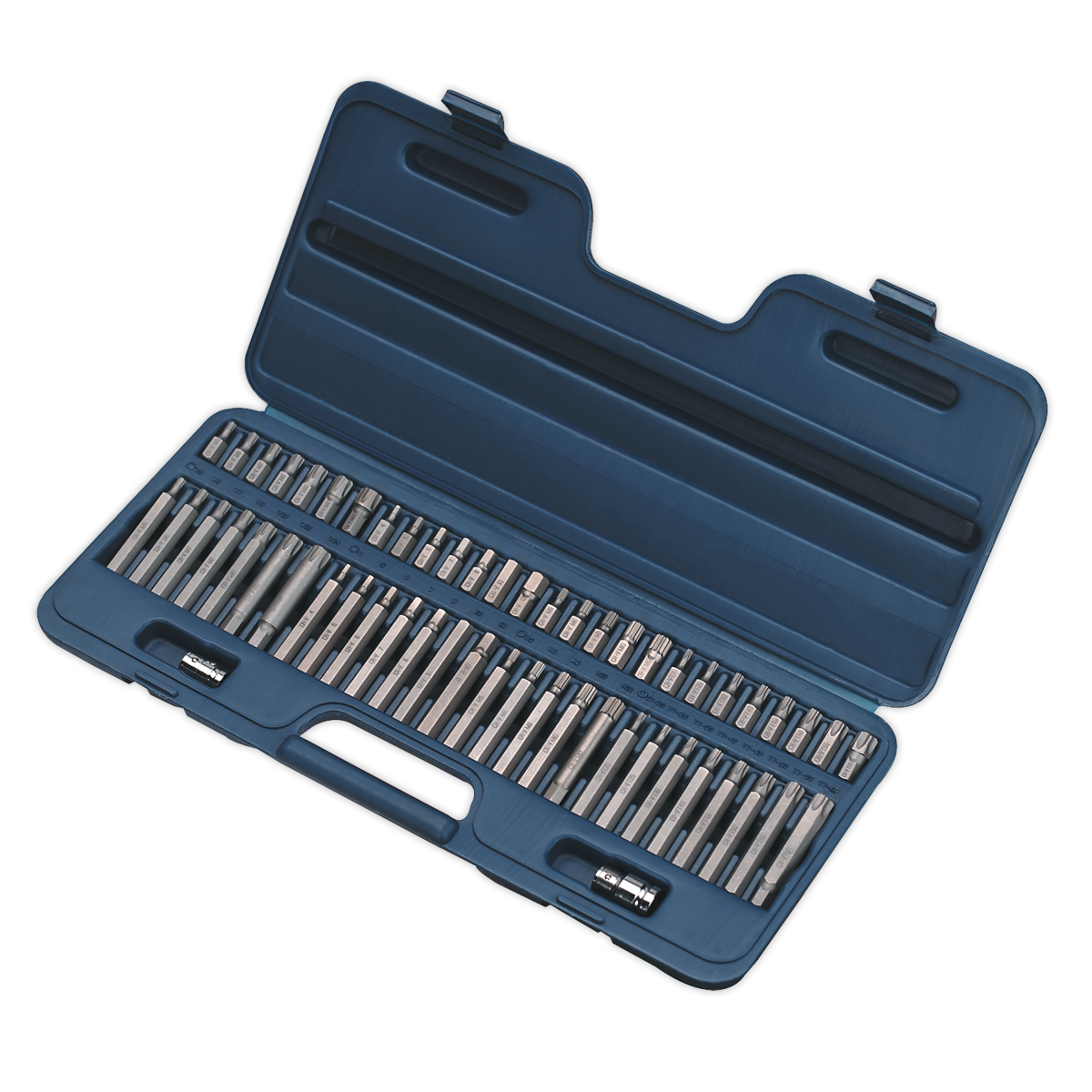 Sealey 56pc 3/8" & 1/2"Sq Drive Security TRX-Star*/Hex/ Ribe/Spline Bit Set AK21956