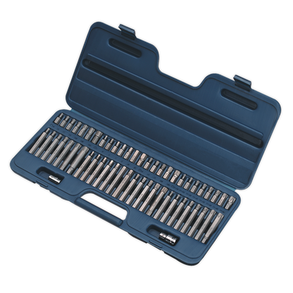 Sealey 56pc 3/8" & 1/2"Sq Drive Security TRX-Star*/Hex/ Ribe/Spline Bit Set AK21956