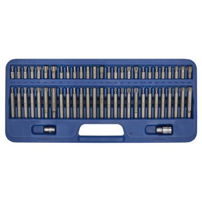 Sealey 56pc 3/8" & 1/2"Sq Drive Security TRX-Star*/Hex/ Ribe/Spline Bit Set AK21956
