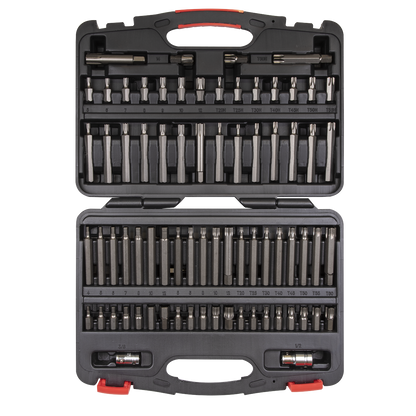 Sealey 74pc 3/8" & 1/2"Sq Drive TRX-Star*/Security TRX-Star*/Hex/Ribe/Spline Bit Set AK21974P