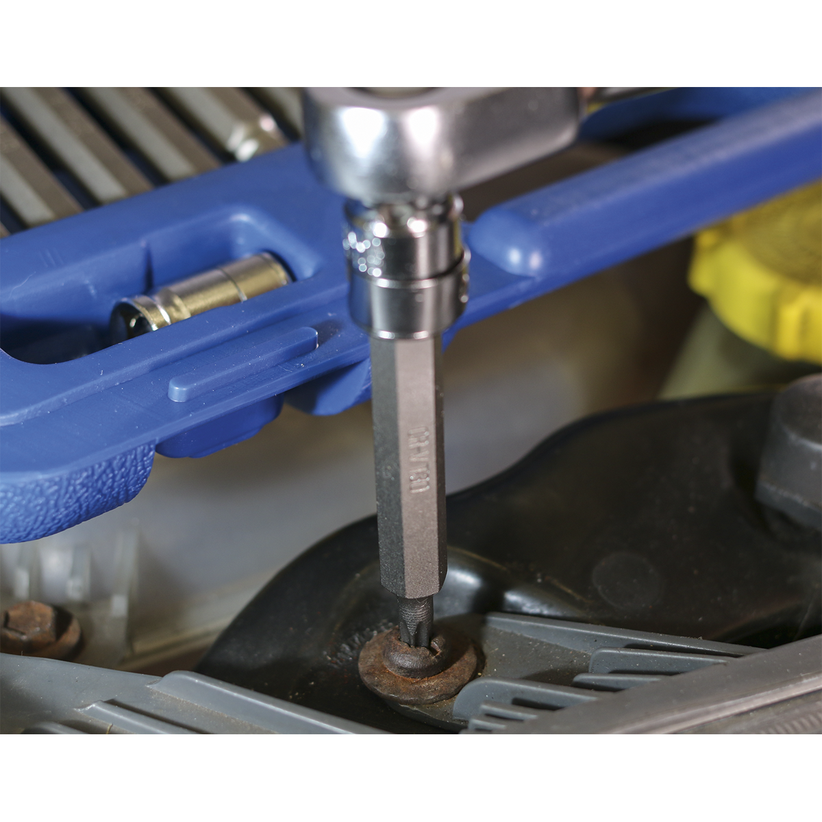 Sealey 42pc 3/8" & 1/2"Sq Drive TRX-Star*/Hex/Spline Bit Set AK219